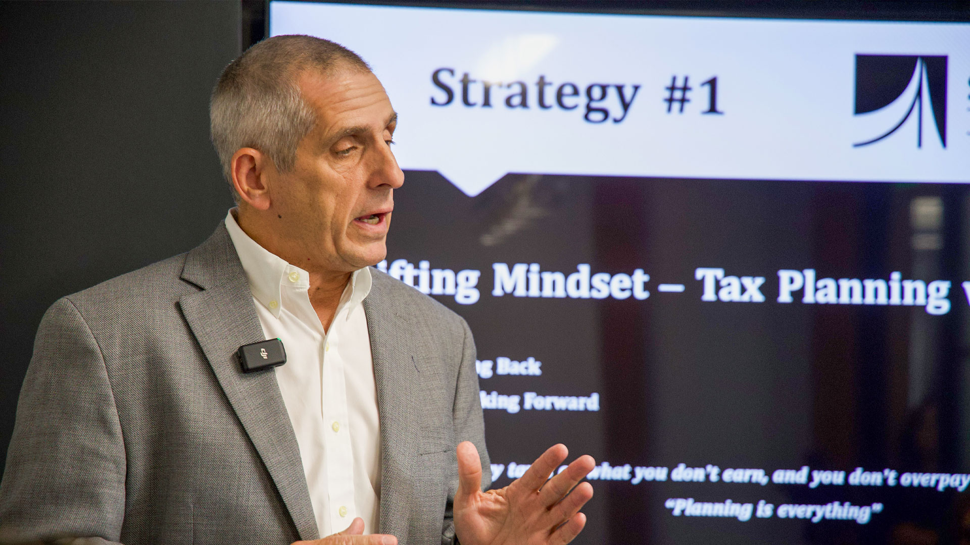 John Wesevich leads a seminar